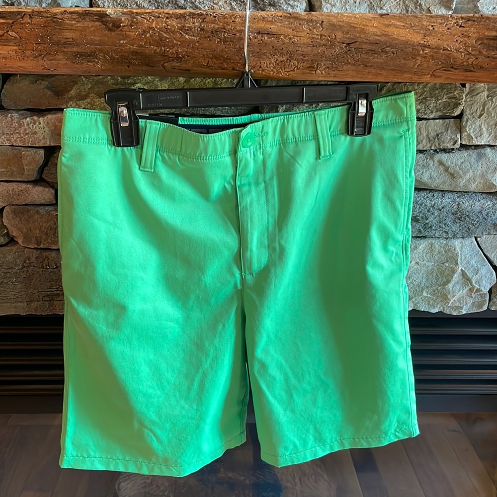 Green Under Armour Golf Shorts